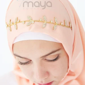 Accessoire Hijab Soirée – Doré