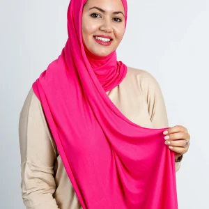 Hijab Sans Épingles – Fuchsia