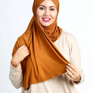 Hijab Sans Épingles – Cannelle