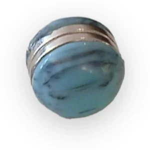 Aimant marbré turquoise
