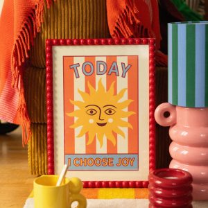 AFFICHE A3 TODAY I CHOOSE JOY