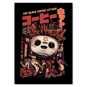 Affiche Japonaise Black Coffee