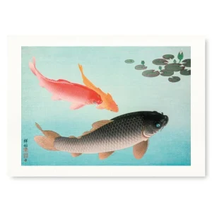 Estampe Japonaise Carpes